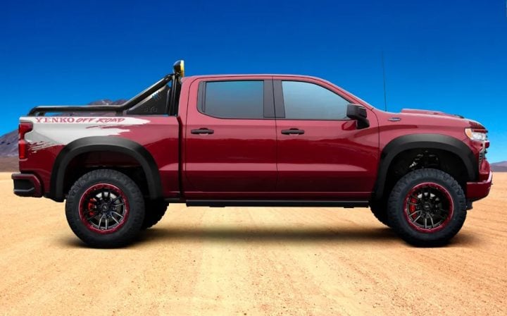 2025 Yenko/SC Chevy Silverado Off-Road passenger side profile.