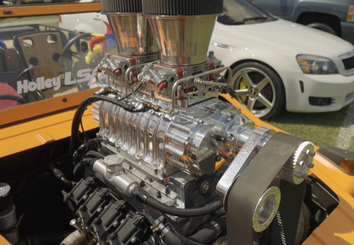 LSX engine in a 1973 Volkswagen Thing.