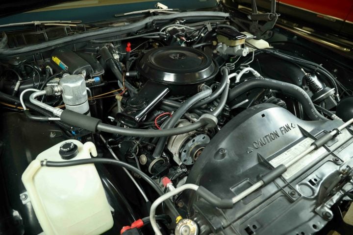 1985 Pontiac Parisienne engine bay.