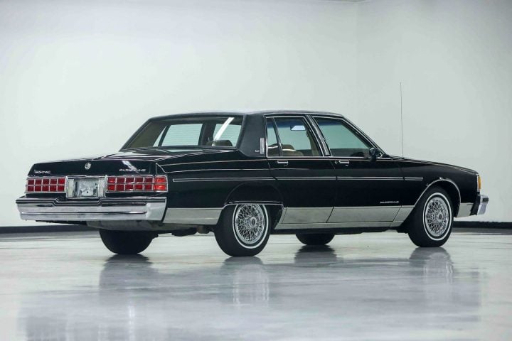 1985 Pontiac Parisienne rear three quarter angle.