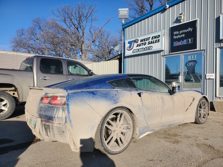 2016 Chevy Corvette exterior.
