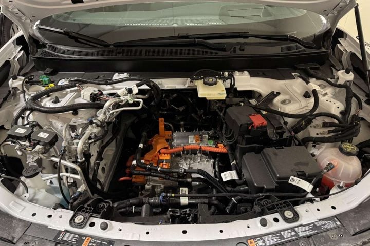 2025 Chevy Blazer EV under the hood.