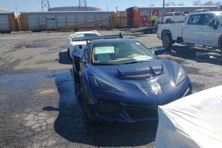2025 Chevy Corvette ZR1 front end.