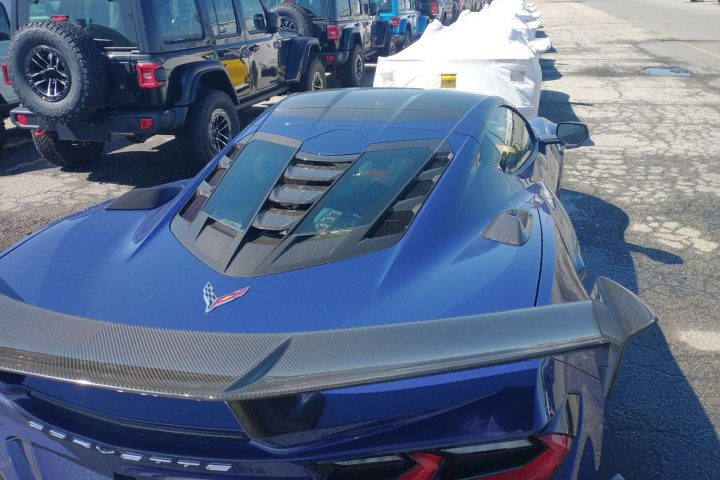 2025 Chevy Corvette ZR1 rear end.