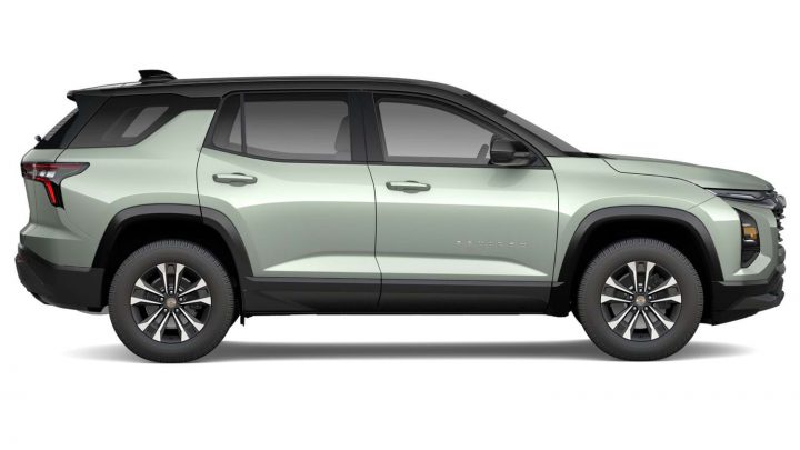 The side view of the 2026 Chevy Equinox.