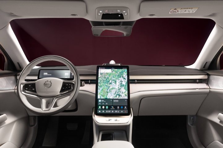 Volvo ES90 interior.
