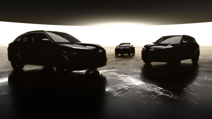 Refreshed Infiniti model range teaser.
