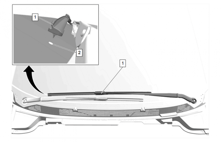 Cadillac Optiq windshield wiper fix fig 8.