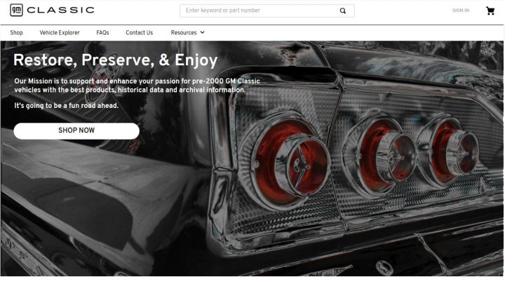 GM Classic website.