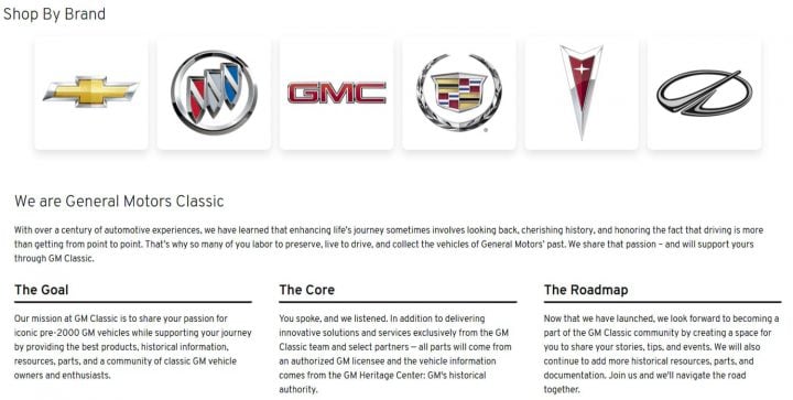 GM Classic website.