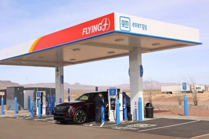 A GM EV charging station.