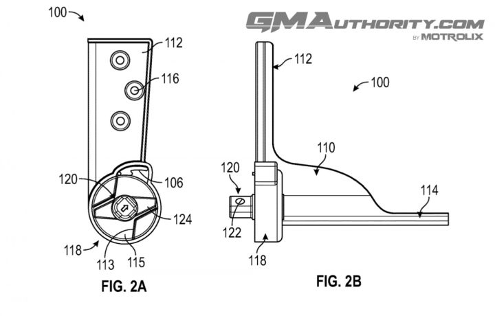 GM patent application for a cable-free tailgate.