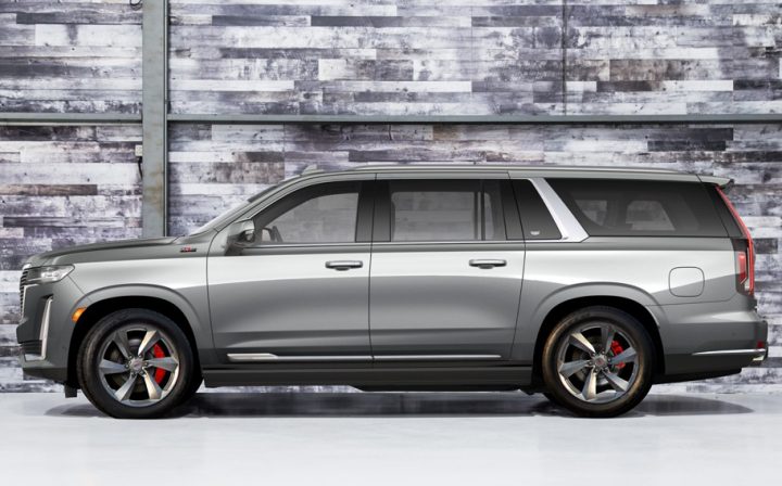 SVE 2025 SXR Series Supercharged Cadillac Escalade driver side profile.