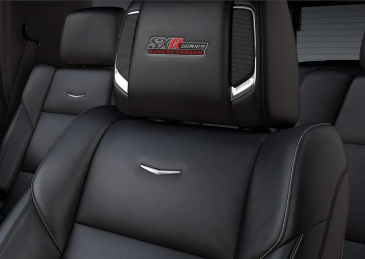 SVE 2025 SXR Series Supercharged Cadillac Escalade seats.