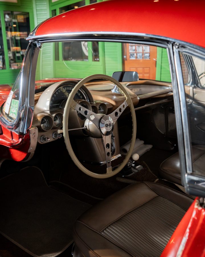 1961 Chevy Corvette dash.