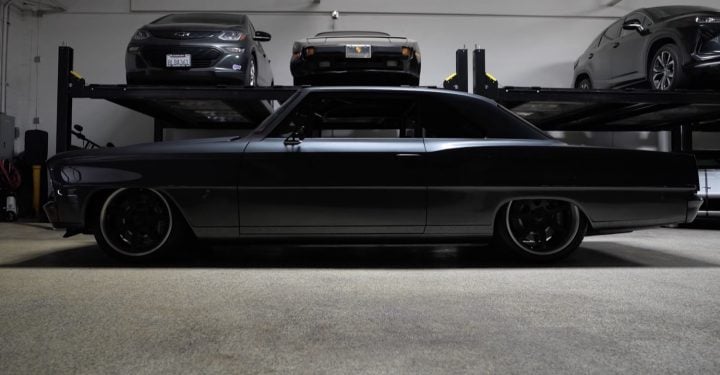 A custom 1966 Chevy II Nova.