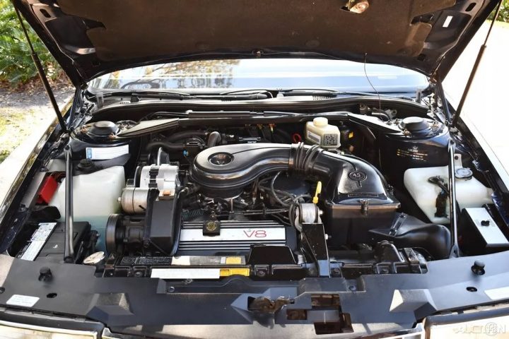1988 Cadillac Seville engine bay.