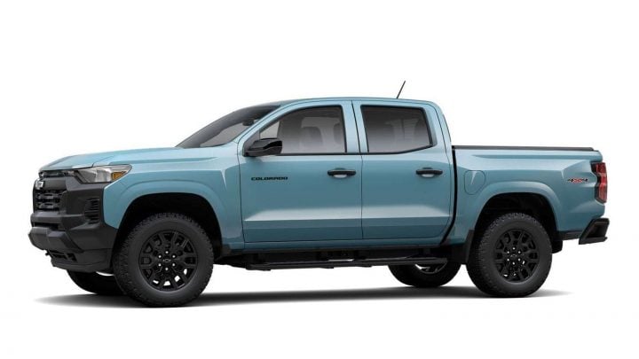 2025 Chevy Colorado WT Custom Appearance Package driver side profile.