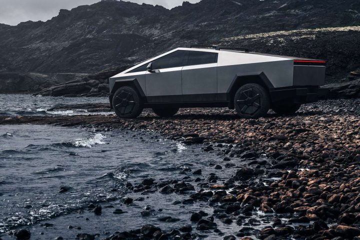 The Tesla Cybertruck.