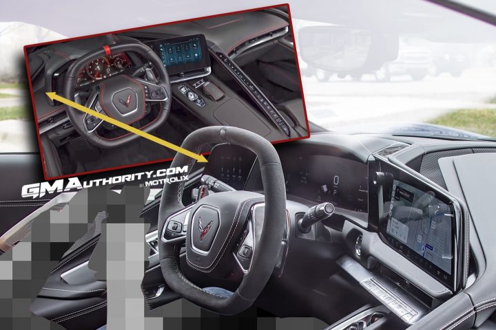 Updated interior layout in the 2026 Corvette C8.