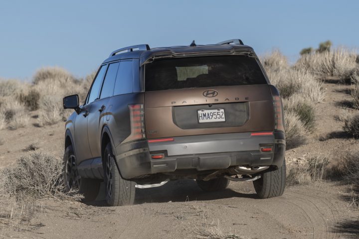 2026 Hyundai Palisade XRT Pro driving off road.