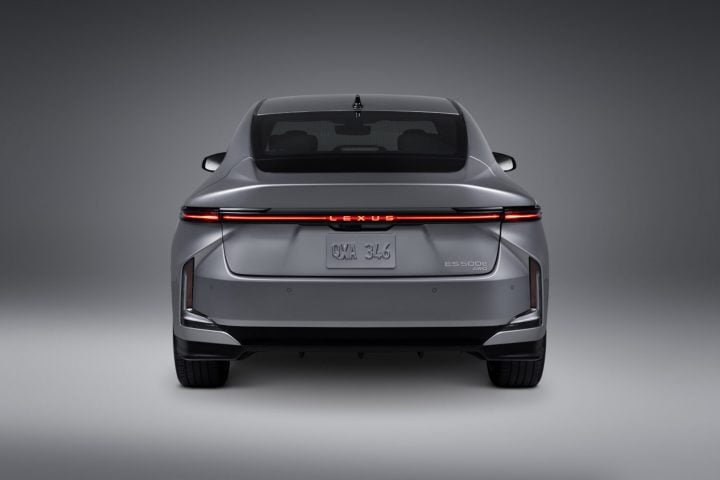 2026 Lexus ES rear end.