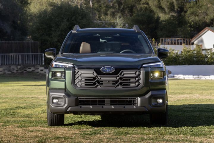 The front end of the 2026 Subaru Outback.