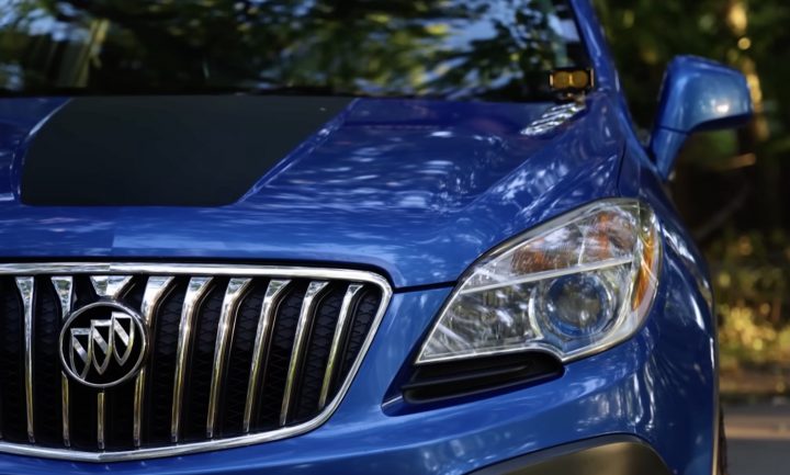 Headlight on an upgraded Buick Encore with 300 horsepower.