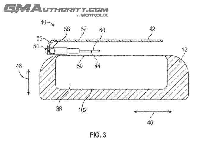 GM application for a rail-based wiper system.