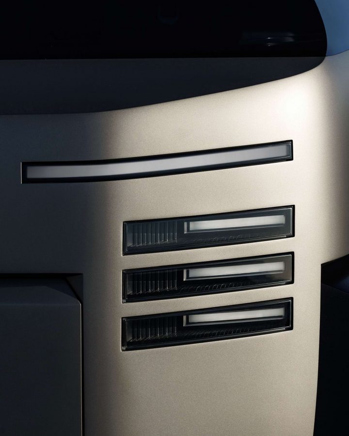 GMC concept teaser from GM UK design center, headlights.