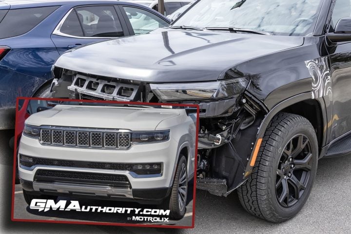 Prototype of the upcoming Jeep Wagoneer 4xe.