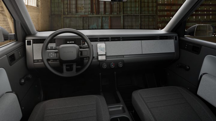 Slate Truck interior.