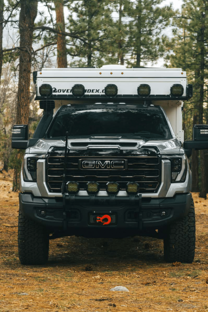 2025 GMC Sierra HD AT4X AEV Edition Ultimate Overland Build front end.
