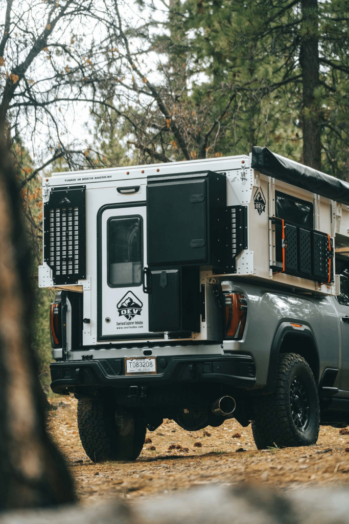 2025 GMC Sierra HD AT4X AEV Edition Ultimate Overland Build rear end.