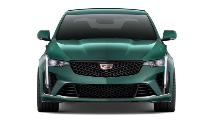 The front end of the 2026 Cadillac CT4-V Blackwing.