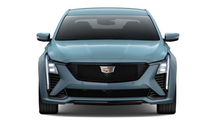 The front end of the 2026 Cadillac CT5-V.