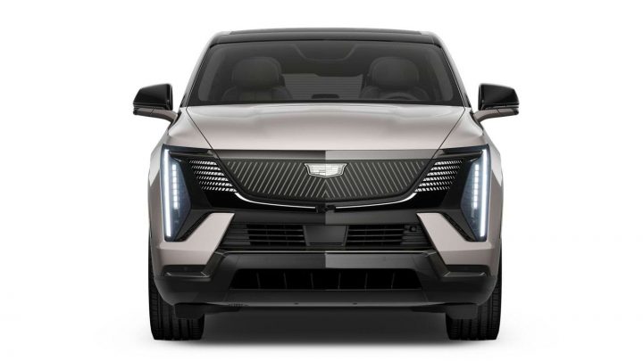 The front end of the 2026 Cadillac Escalade IQ.