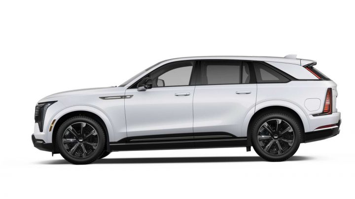 2026 Cadillac Escalade IQ side profile.