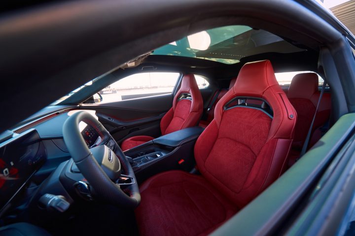 2026 Dodge Charger Daytona coupe seats.