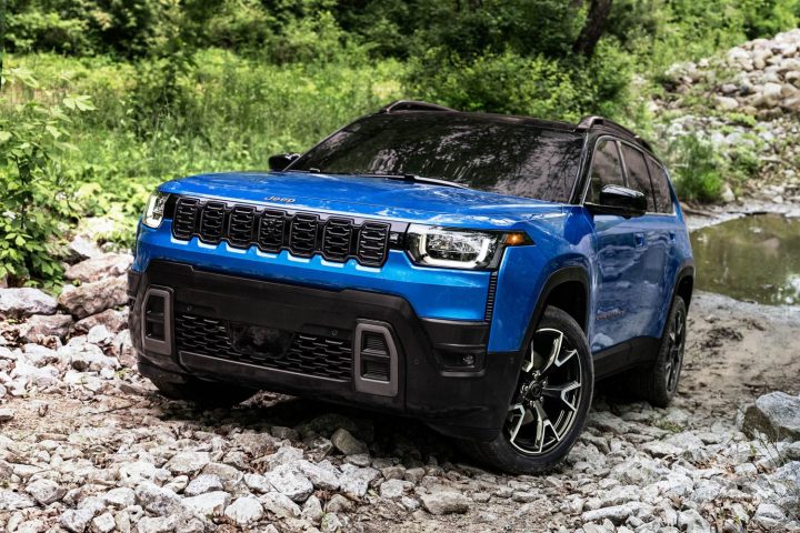 2026 Jeep Cherokee parked on a trail.