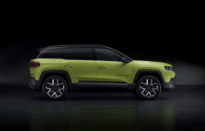 2026 Jeep Compass passenger side profile.