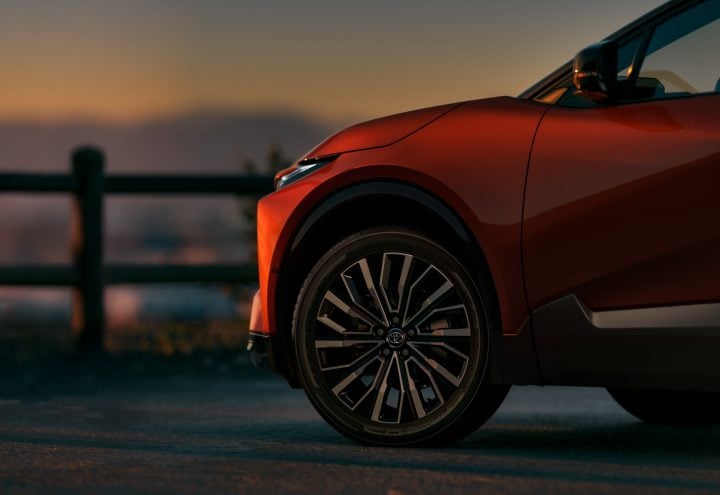 2026 Toyota C-HR front driver side wheel.