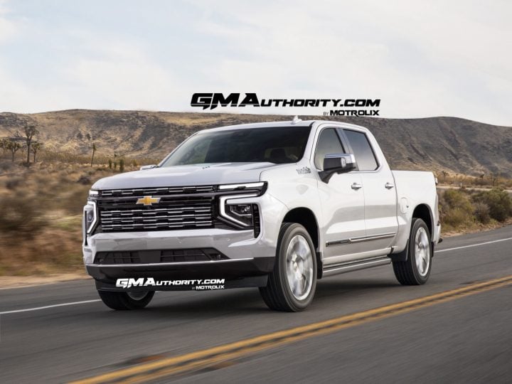 GM Authority rendering of the 2027 Chevy Silverado 1500.