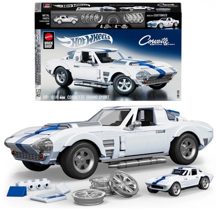A buildable Chevy Corvette Grand Sport scale model.