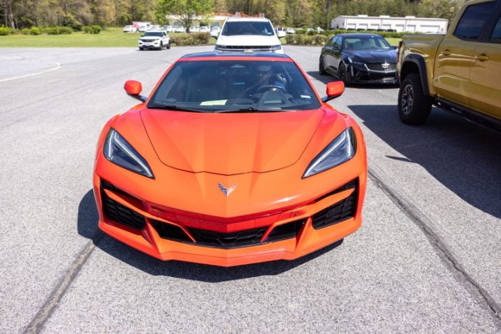 Chevy Corvette front end.