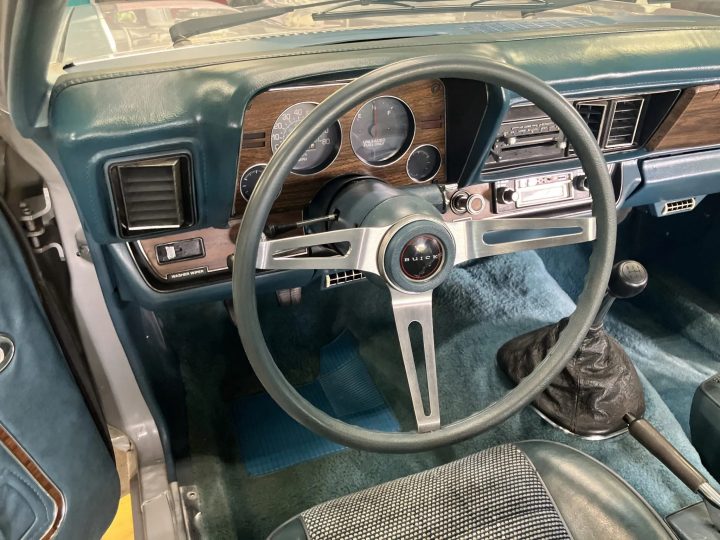 1976 Buick Skyhawk S interior.