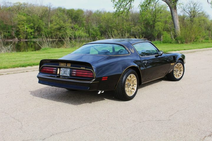 1978 Pontiac Firebird Trans Am rear three quarter angle.