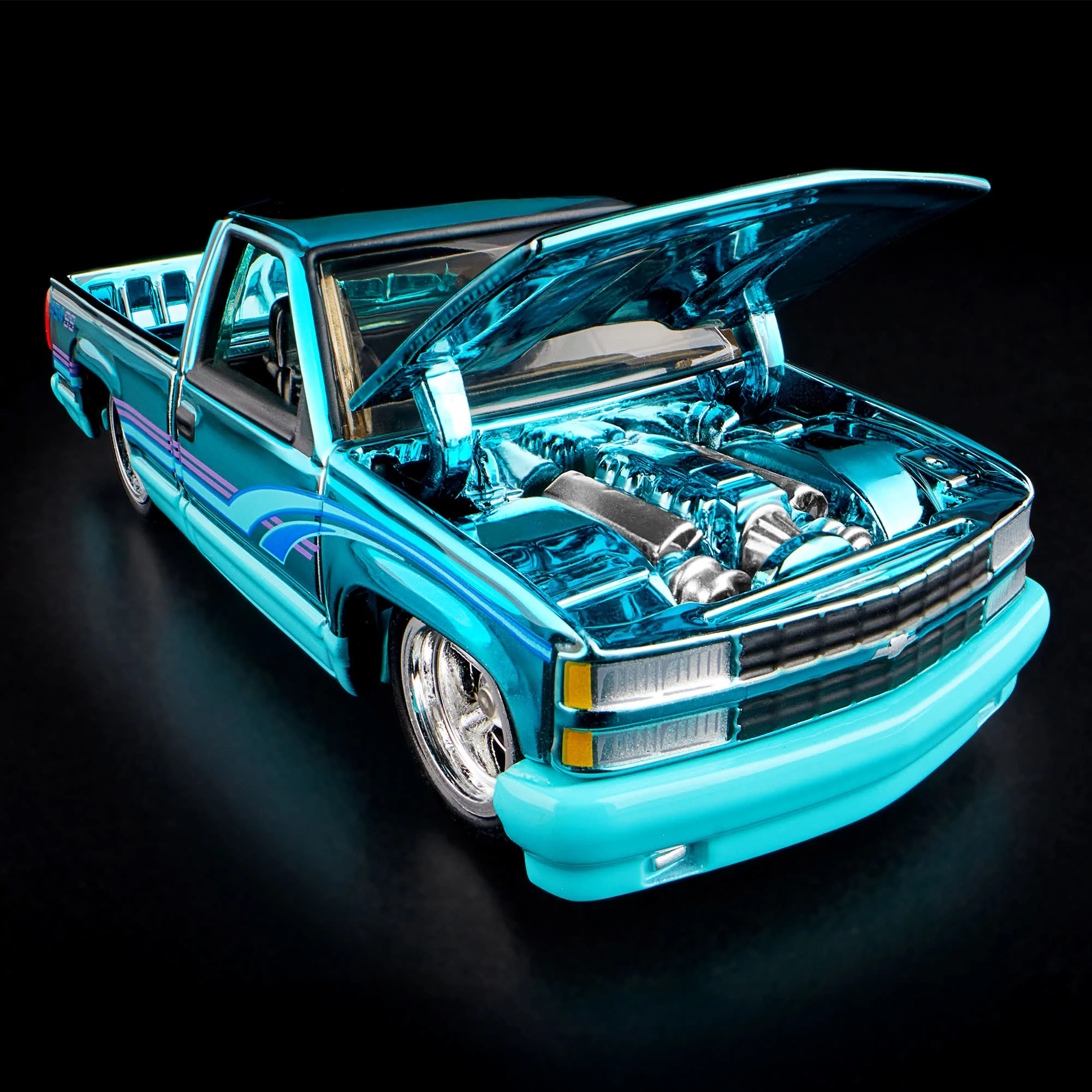 Hot Wheels Spectraflame Teal 1990 Chevy 454 SS Up For Grabs
