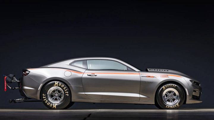 2022 Chevy COPO Camaro passenger side profile.