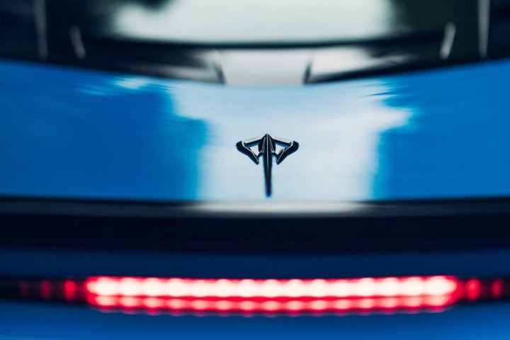 Badging on the C8 Corvette. There is currently no Corvette C8 manual transmission option from the factory.